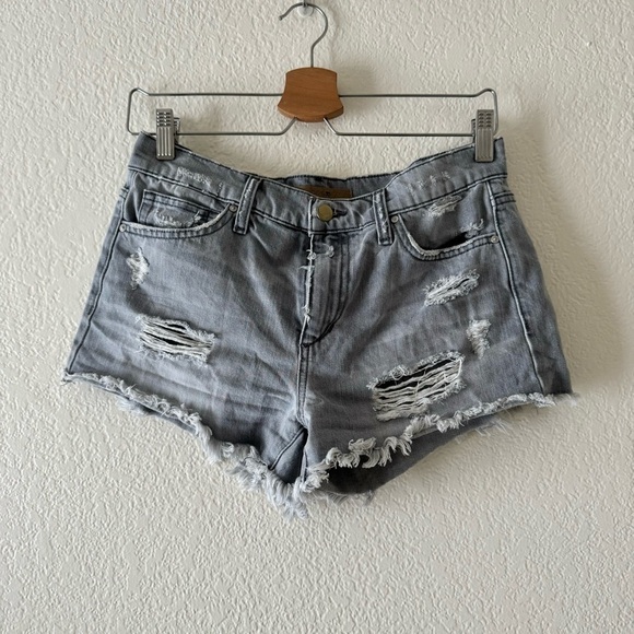 Joe's Jeans | gabrielle gray cut off shorts | size 26 - Picture 3 of 5